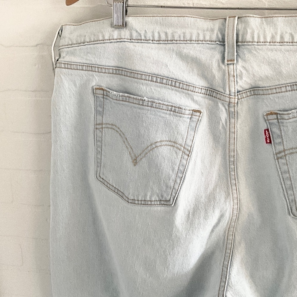 REVOLVE x Levi’s 501 Light wash High waist Relaxed fit Size 18W - Picture 12 of 16